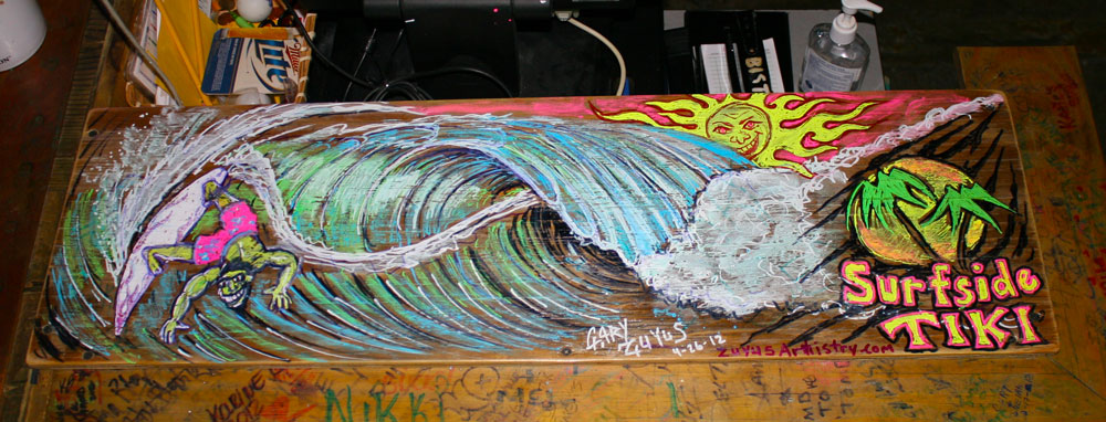 surfside tiki daytona mural