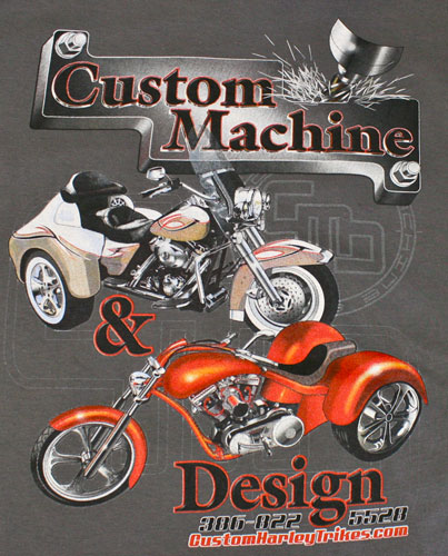 Custom machine trike design