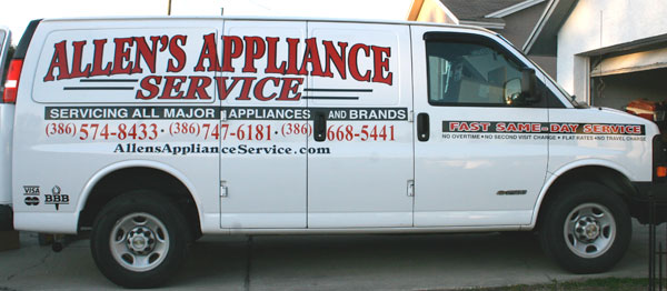 van graphics for allens appliance
