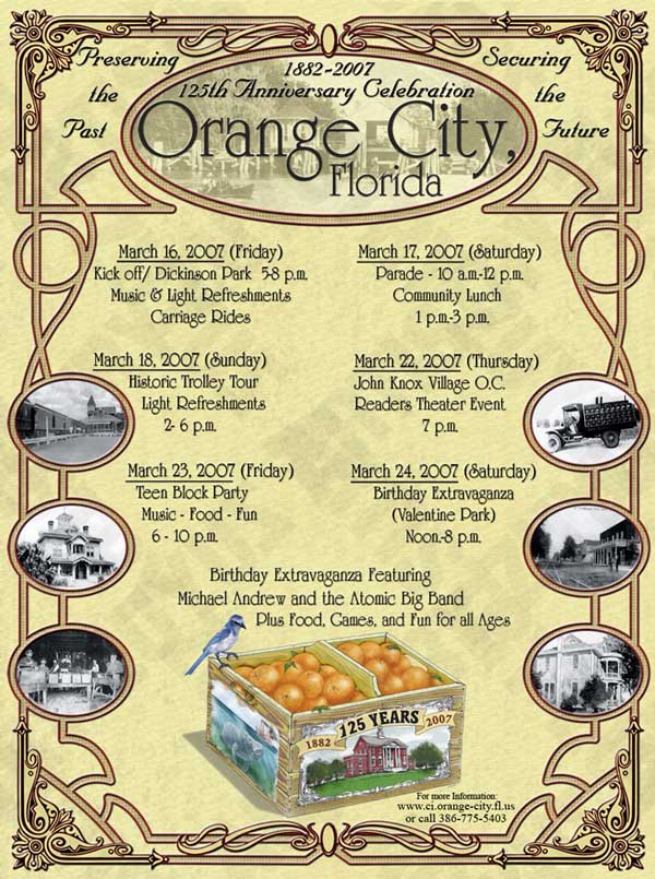 orange city poster