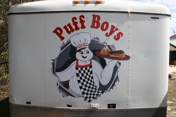Puff boys food trailer digial print