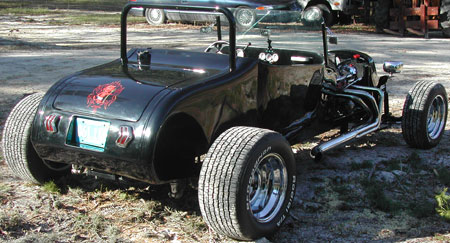 t-bucket with devil graphic