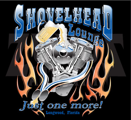 SHOVELHEAD LOUNGE SHIRT LOGO