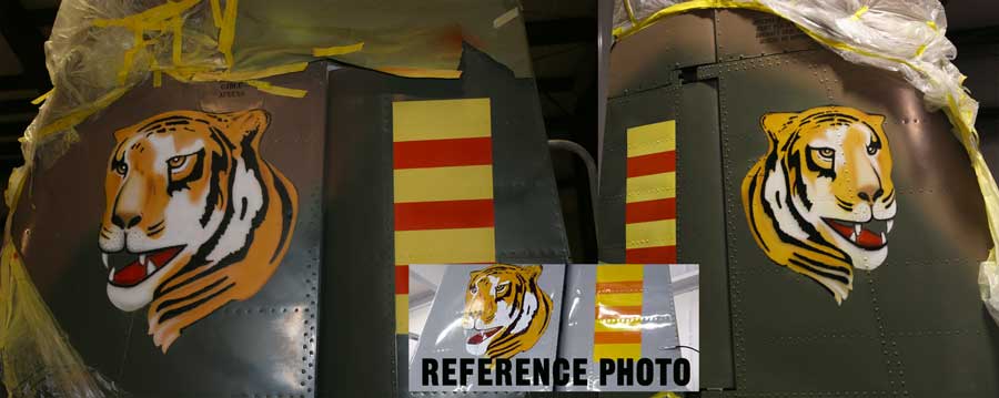 t-28 warbird tail art